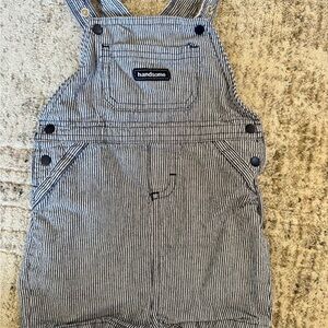 Handsome Black & White Stripe Overall / Jumper